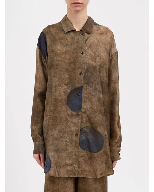 Uma Wang Brown Teays Shirt