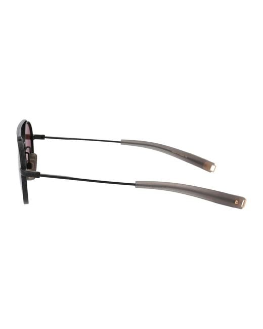 Dita Eyewear Brown Matte Polar Acetate + Metal Sunglasses