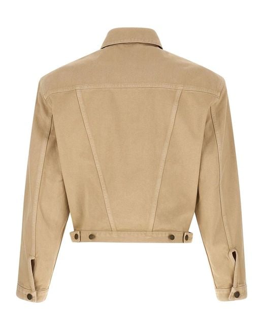 Entire studios Natural 'Shrunken Denim' Jacket for men