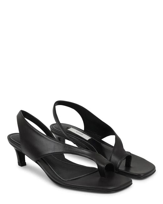 Totême Black Heeled Sandal
