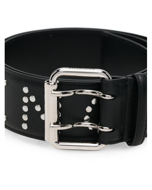 Givenchy Black Leather Belt With Studs for men