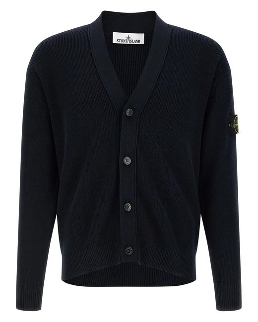 Stone Island Blue '5100009' Cardigan for men