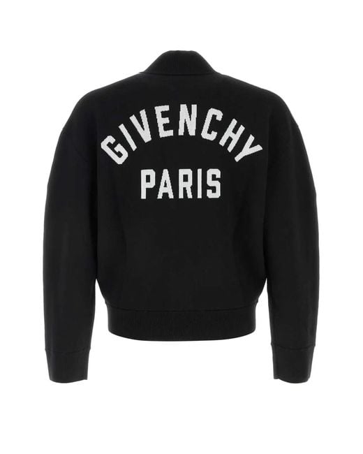 Givenchy Black Couture Seam Zipped Cardigan for men