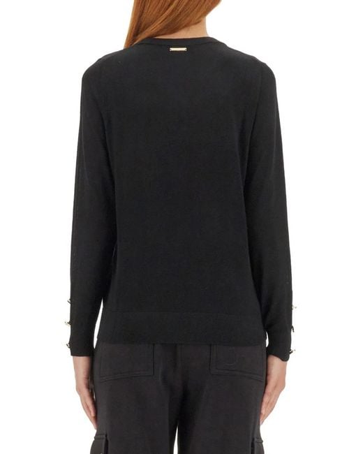 MICHAEL Michael Kors Black Michael By Michael Kors Wool Jersey