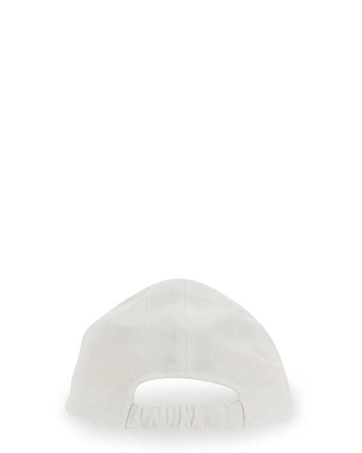 Patou White Baseball Hat With Logo