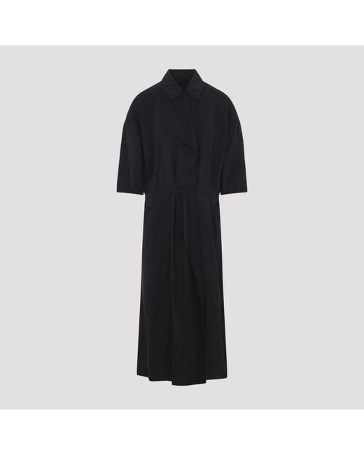 Lemaire Black Asymmetrical Dress