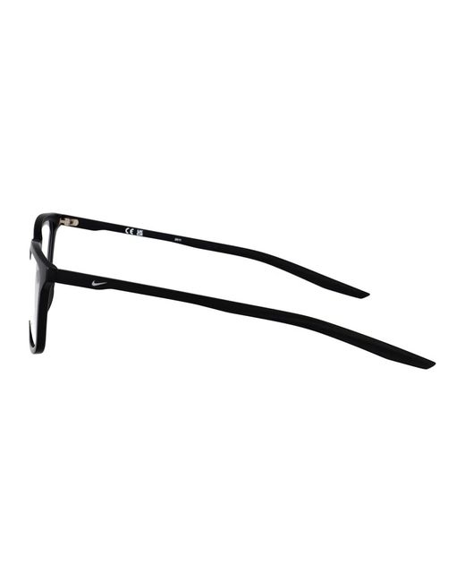Nike Black Matte Acetate Glasses for men