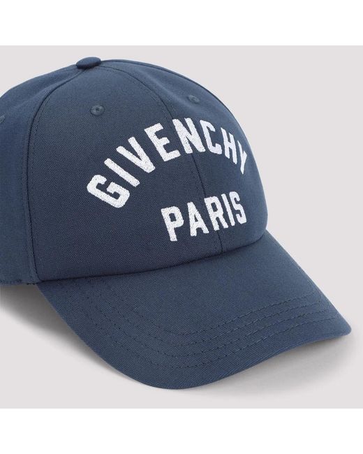Givenchy Blue Logo Baseball Cap for men