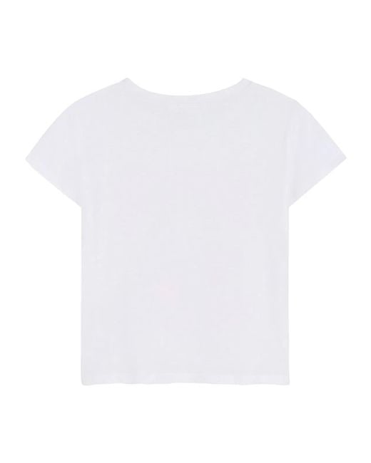 Billieblush White T-Shirt Con Stampa