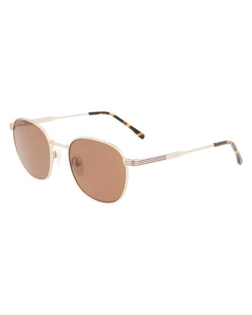 Lacoste Metallic Semimatte Metal Sunglasses