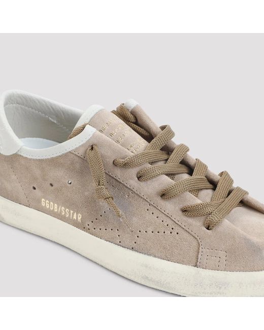 Golden Goose Deluxe Brand Natural Tabacco Cream Superstar Sneakers