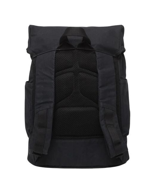 Napapijri Black Equator Logo-Print Buckle-Fastening Backpack for men