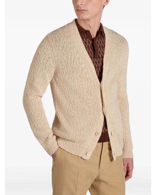 Zanone Natural Cardigan for men
