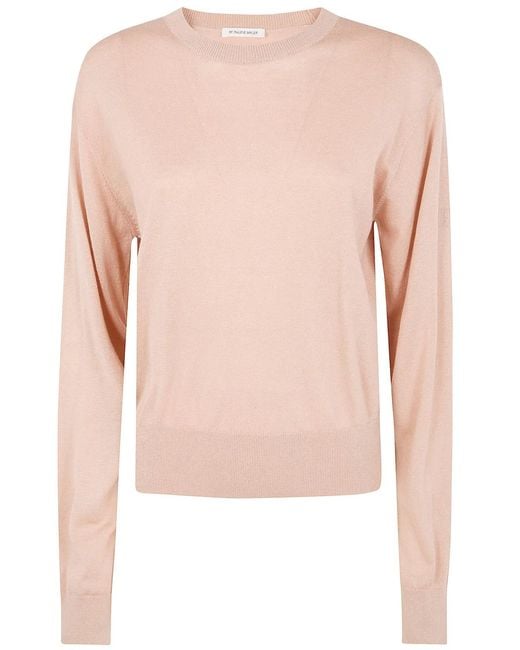 By Malene Birger Pink "Mantea" Roundneck Sweater