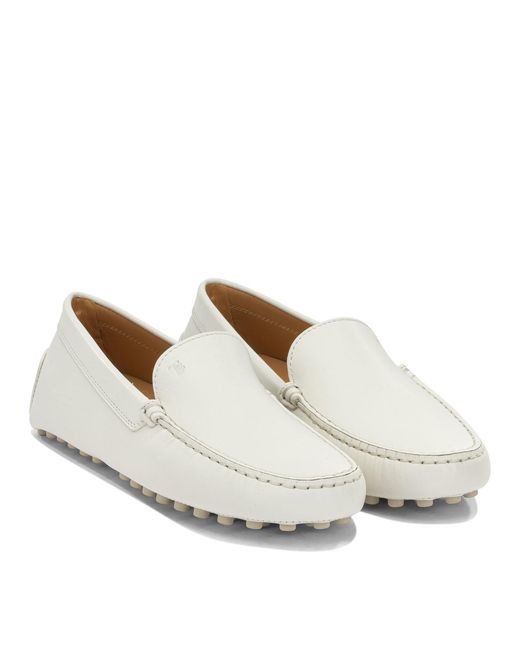 Tod's White Loafers & Slippers