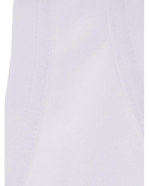 Comme des Garçons White Logo Jersey Tank Top