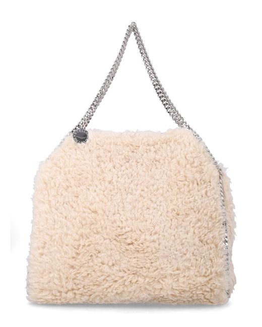 Stella McCartney Natural Falabella Shaggy Bag