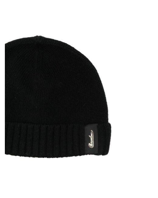 Borsalino Black City Cashmere Beanie