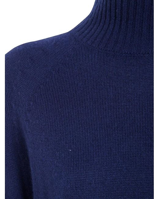 Seventy Blue Cashmere Turtle Neck