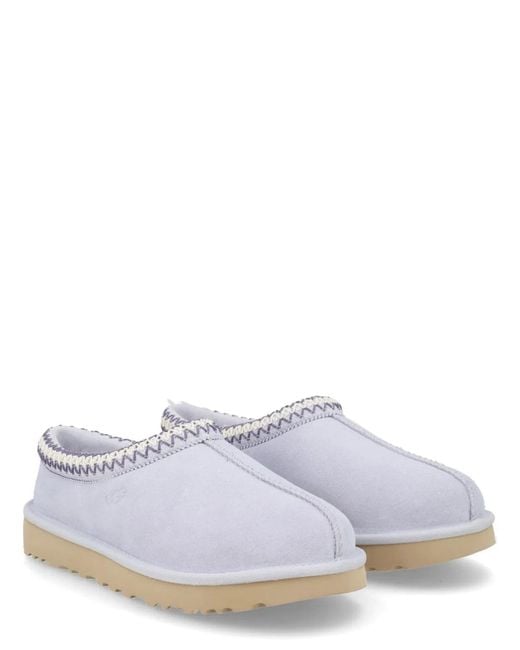 Ugg White Leather Flats
