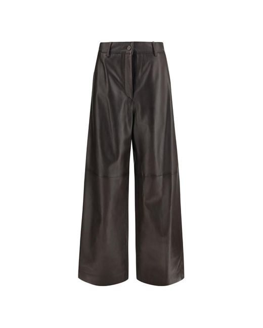 P.A.R.O.S.H. Multicolor Lamb Leather Trousers