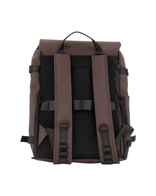 Rains Brown Otg W3 Rucksack