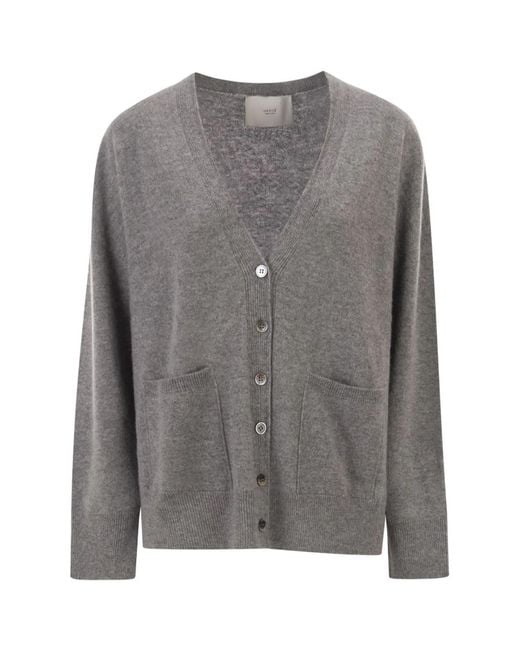 Vanisé Gray Cashmere Cardigan