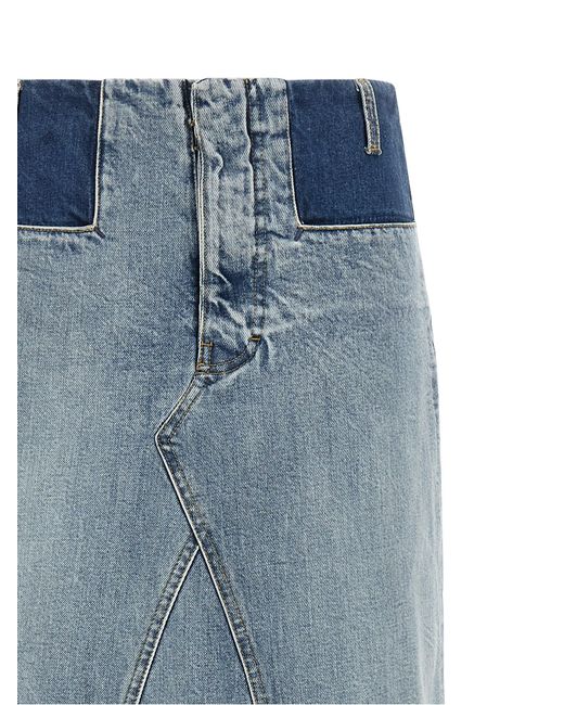 Maison Margiela Blue Denim Skirt