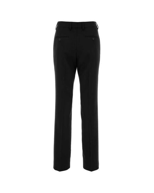 Prada Black Wool Pant