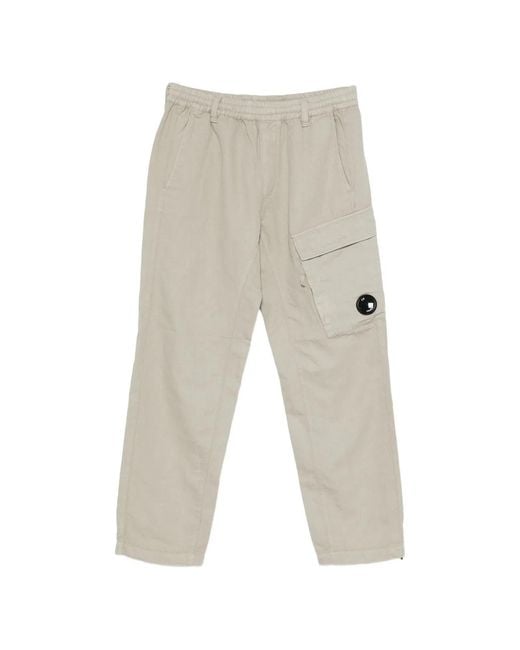 C P Company White C.P.Company Pants for men