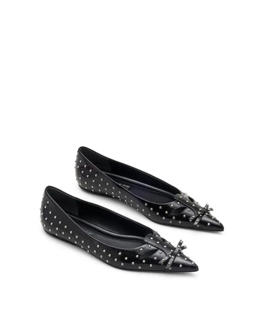 Marc Jacobs White The Glam Studs Kat Ballet Flats
