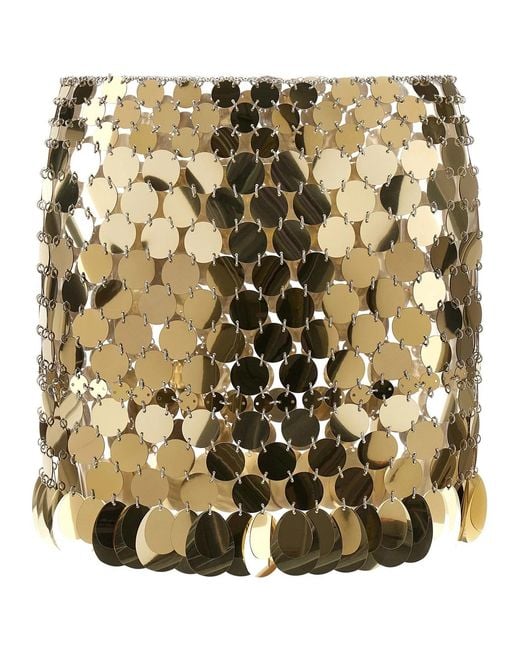 Rabanne Metallic 'Jupe' Skirt