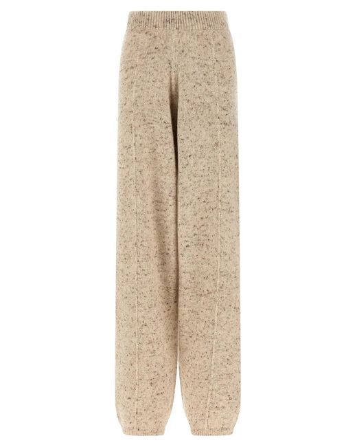 Fabiana Filippi Natural Buttoned Yarn Pants