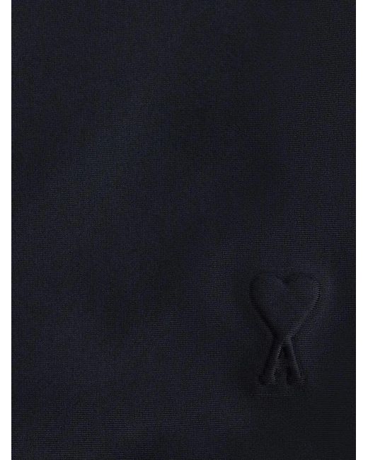 AMI Blue Cotton Shorts