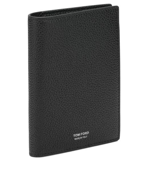 Tom Ford Black "T Line" Document Holder for men