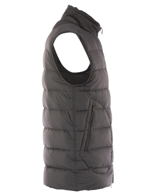 Herno Gray Down-Filled Waistcoat for men