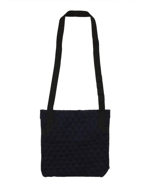 Engineered Garments White Quilted Shoulder Bag for men