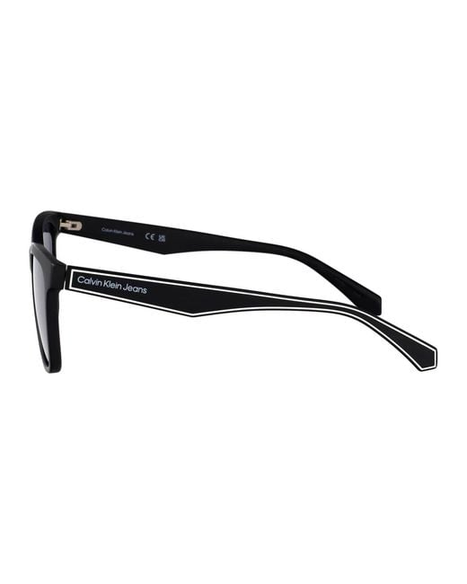 Calvin Klein Blue Acetate Sunglasses