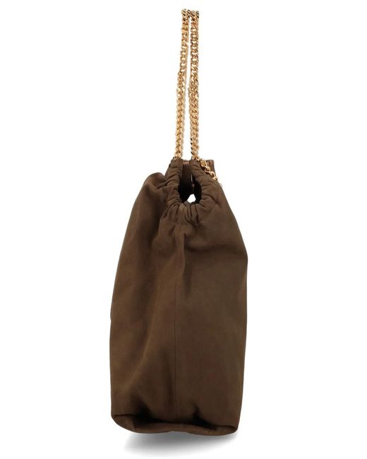 Stella McCartney Brown Polyester Shoulder Bag