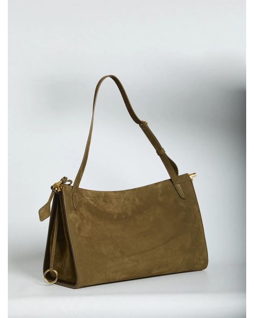 Alaïa Gray Le Click East West Large Bag