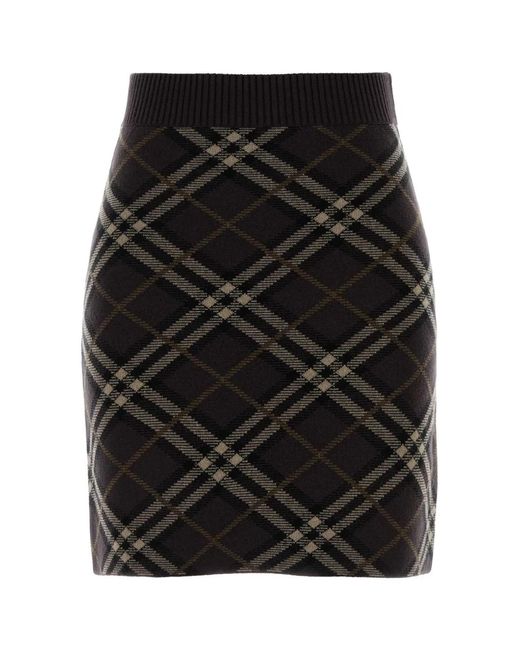 Burberry Black Skirts