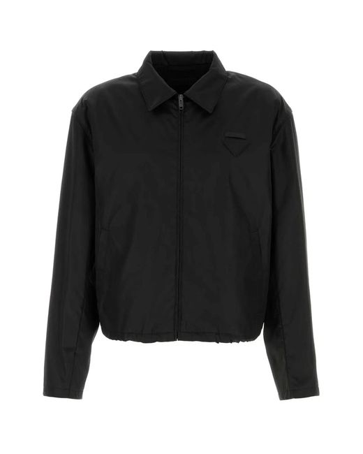 Prada Black Re-Nylon Jacket for men