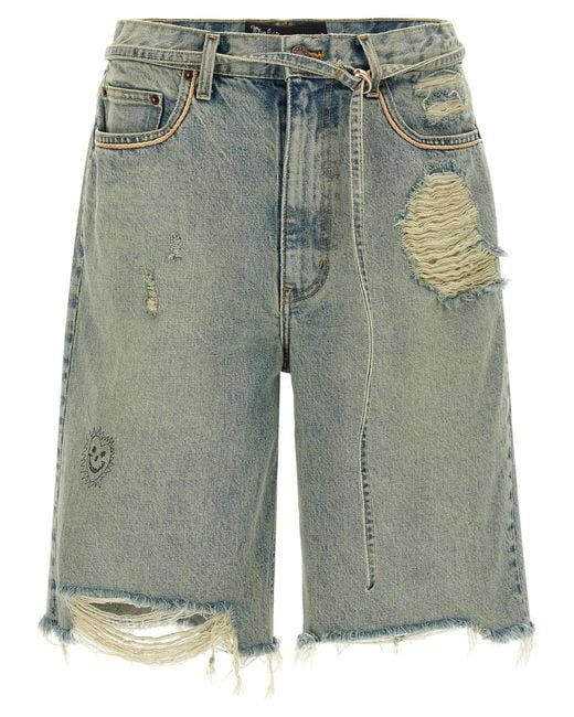 PALY Gray 'Good Good Times' Bermuda Shorts for men