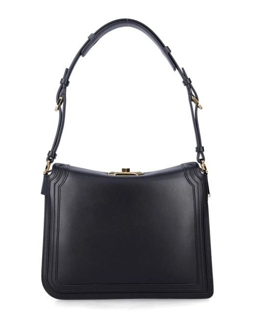 Lanvin Blue Compagnon 20 Leather Bag