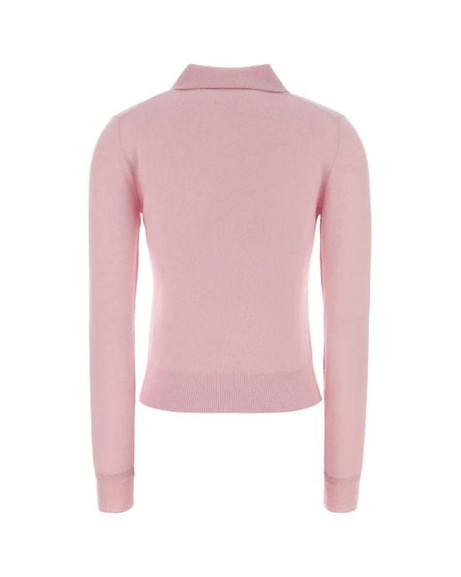 Jil Sander Pink Polo Shirt