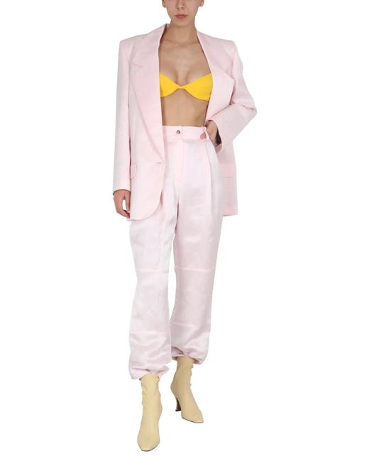 The Mannei Pink "Volterra" Trousers