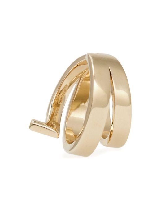Ferragamo Natural Brass Ring