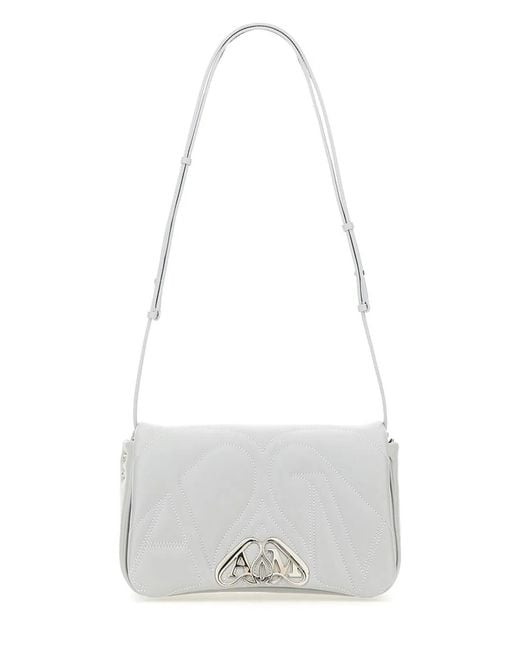 McQueen Gray Shoulder Bag Seal