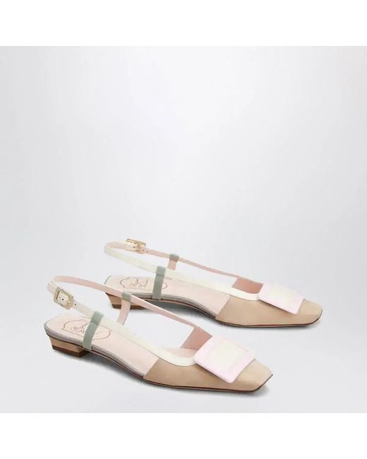 Roger Vivier Multicolor Belle Vivier Slingback Ballet Flats