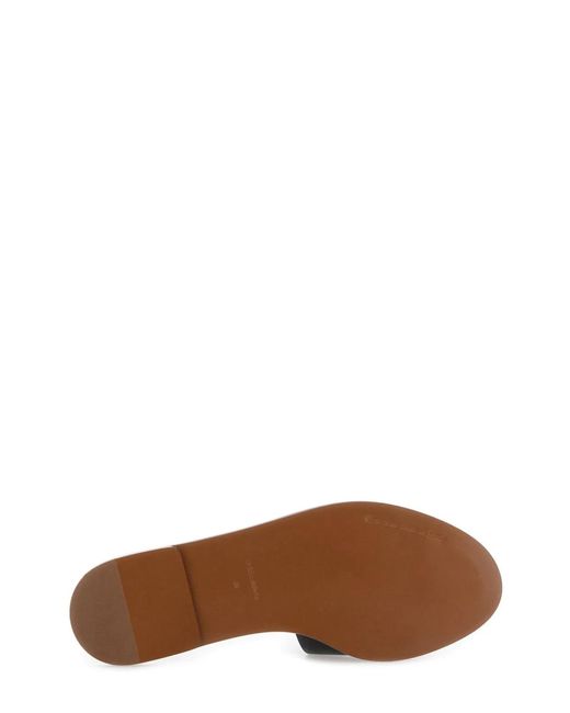 Dolce & Gabbana Black Dolce & Gabbana Leather Slide Sandal